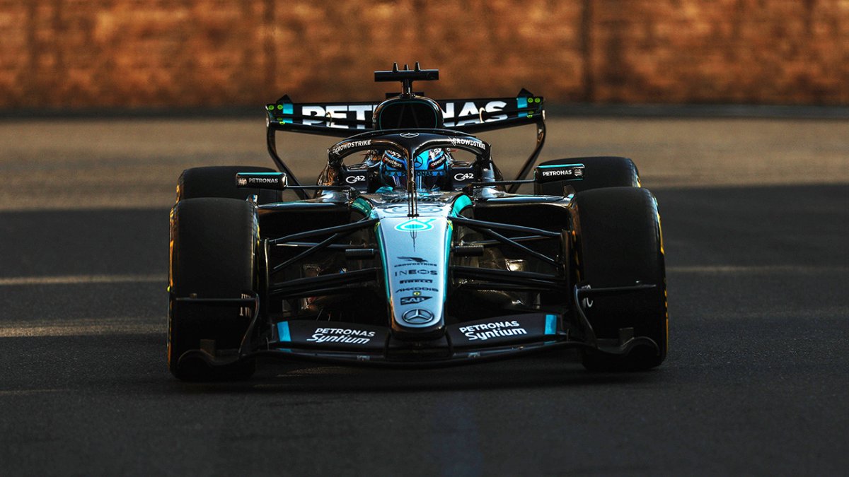 George Russell v Baku