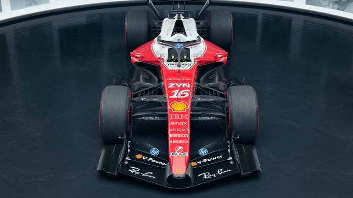 Speciální zbarvení Ferrari SF-26 pro GP USA 2026