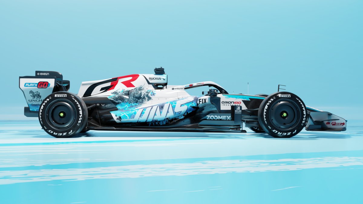 Haas VF-26 se speciálním lakování pro GP USA 2026