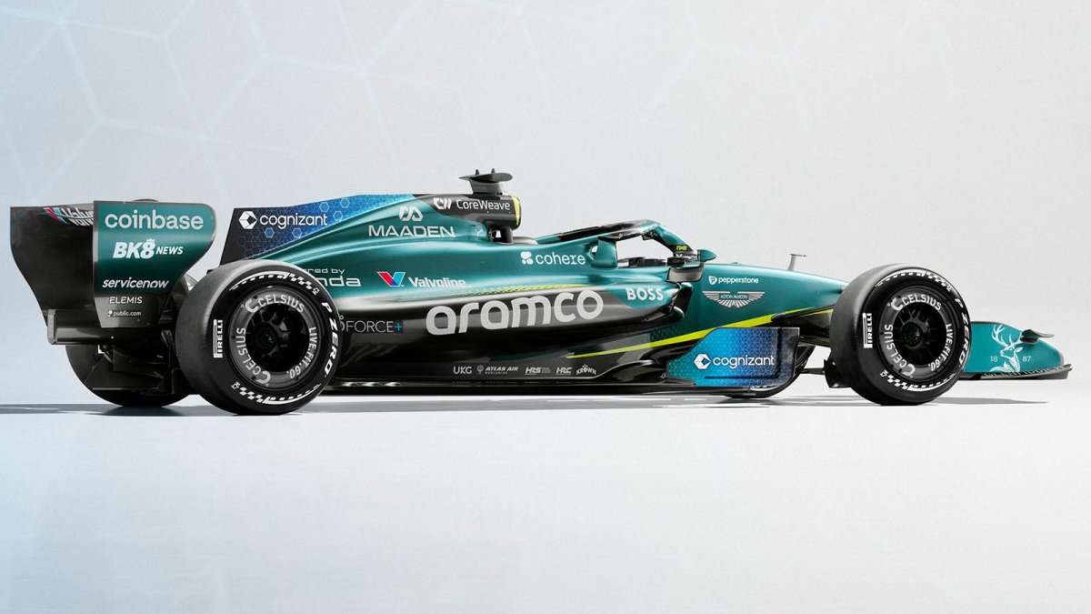 Speciální lakování Aston Martinu AMR26 pro GP USA 2026