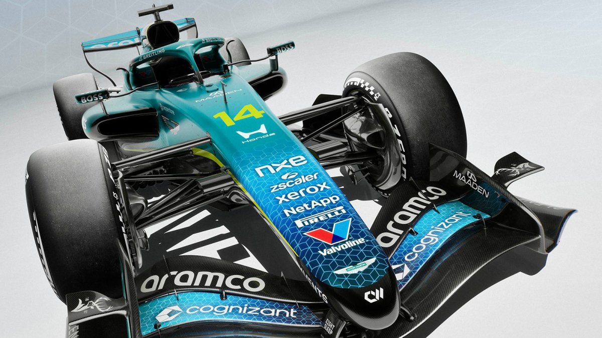 Speciální lakování Aston Martinu AMR26 pro GP USA 2026